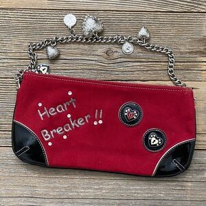 Kathy Van Zeeland Heart Breaker Clutch.